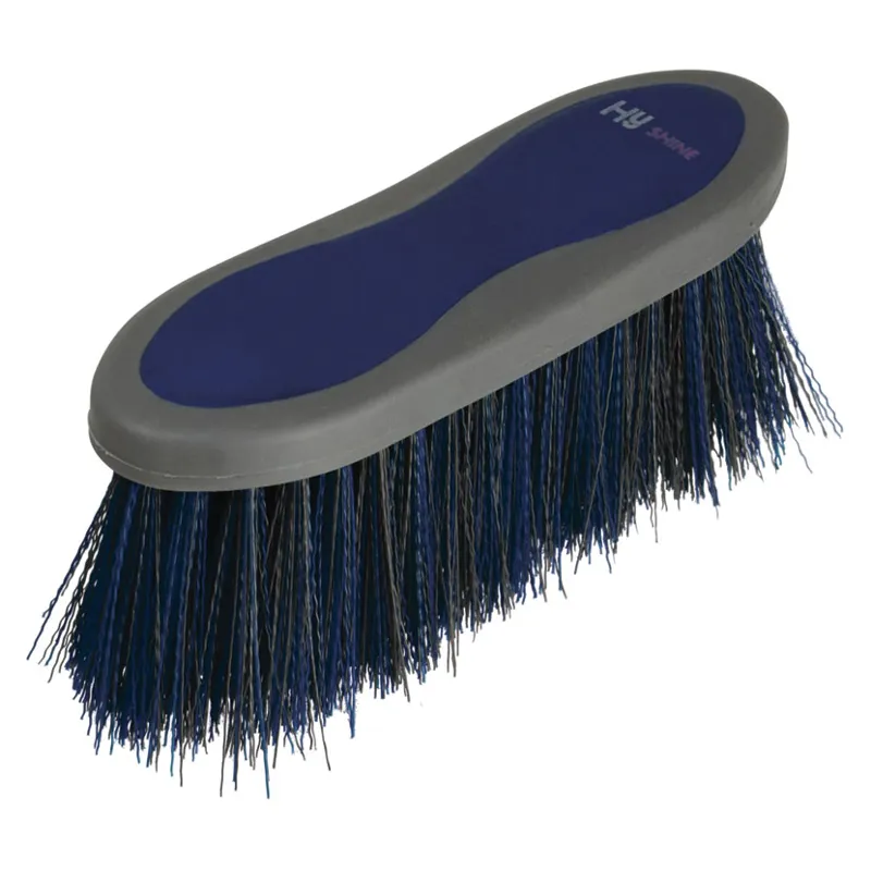 Hy Sport Active Long Bristle Dandy Brush in Midnight Navy