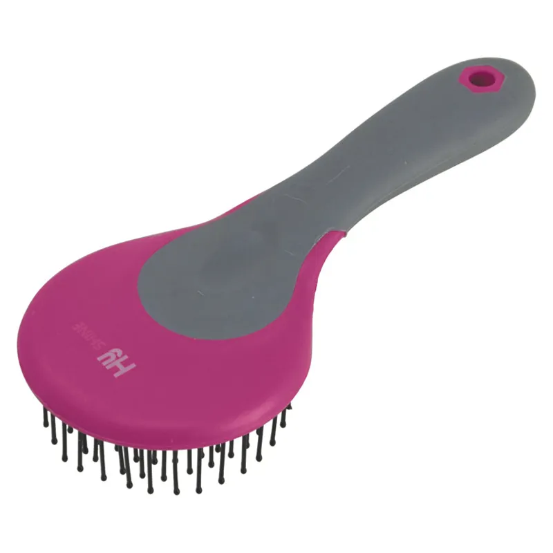 Hy Sport Active Mane/Tail Brush in Coral Rose