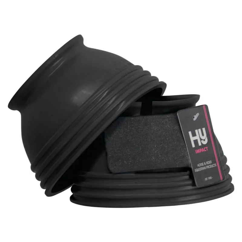 Hy Equestrian Ringed Overreach Boots in Black