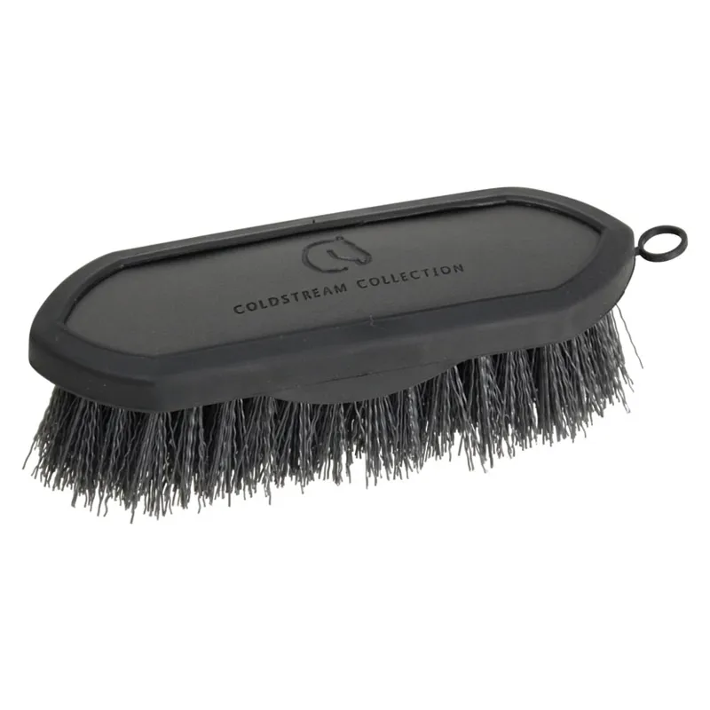 Coldstream Faux Leather Face Brush in Charcoal/Black