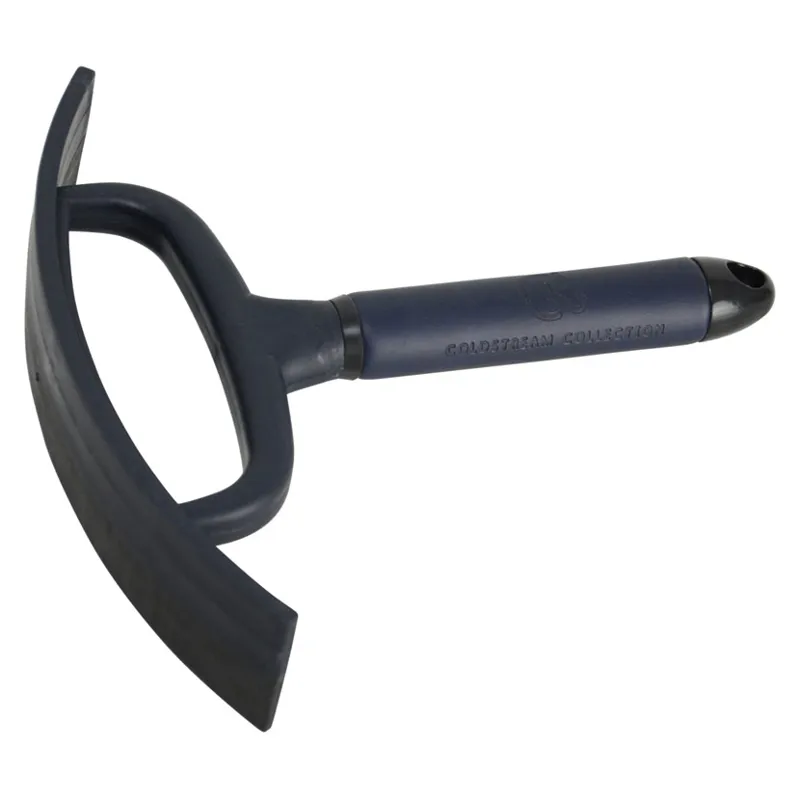 Coldstream Faux Leather Sweat Scraper in Navy/Black