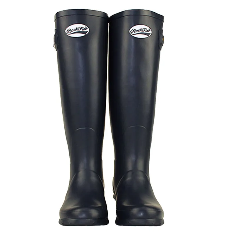 Rockfish Women's Tall Standard Matt Wellington Boots in Black-2
