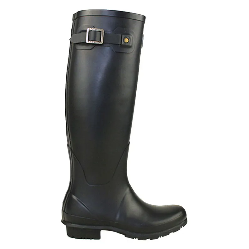 Rockfish Women's Tall Standard Matt Wellington Boots in Black-3