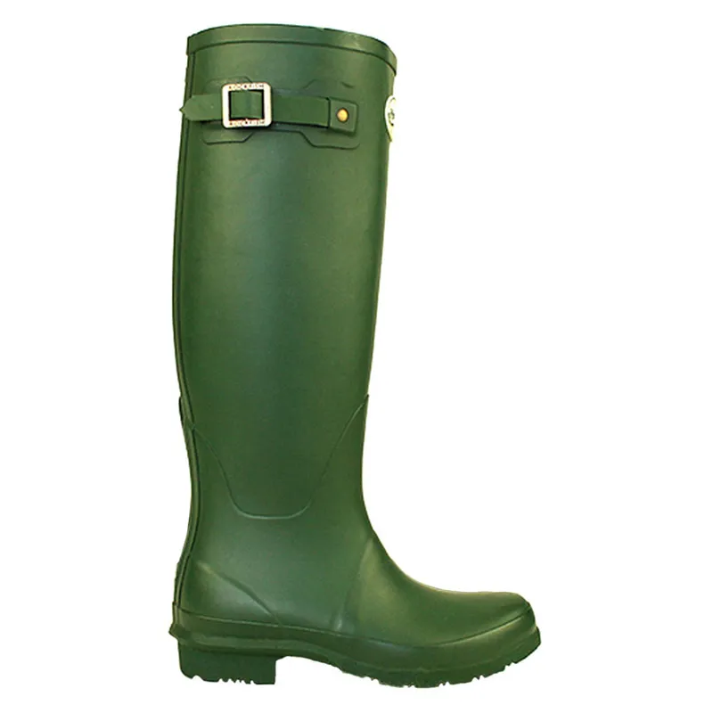 Rockfish Women's Tall Standard Matt Wellington Boots in Racing Green-4