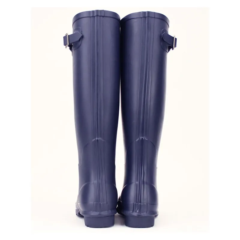 Rockfish Women's Tall Standard Matt Wellington Boots in Our Navy-1