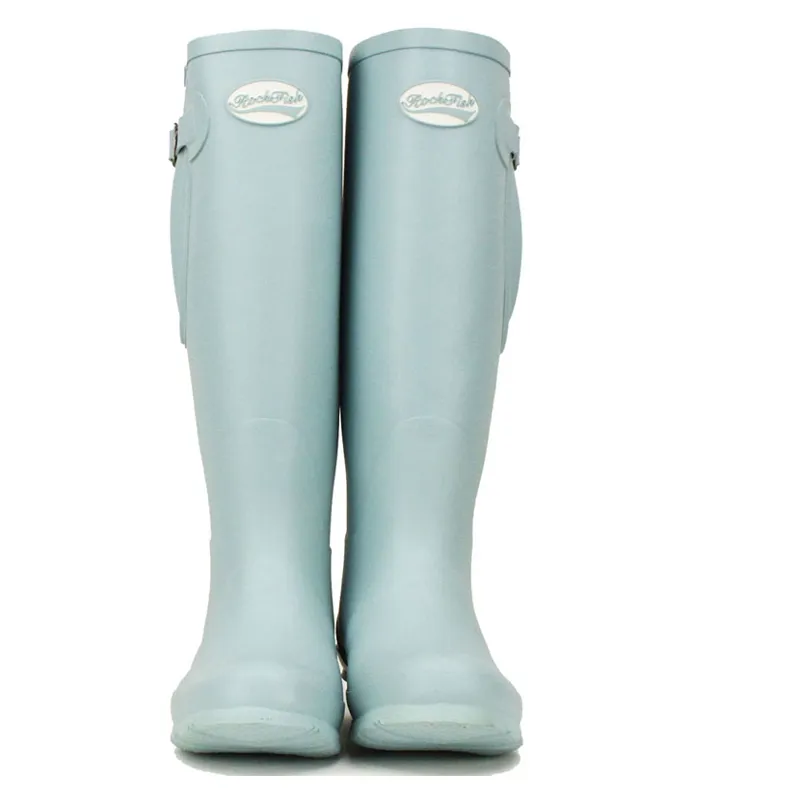Rockfish Women's Tall Adjustable Matt Wellington Boots in Willow-1