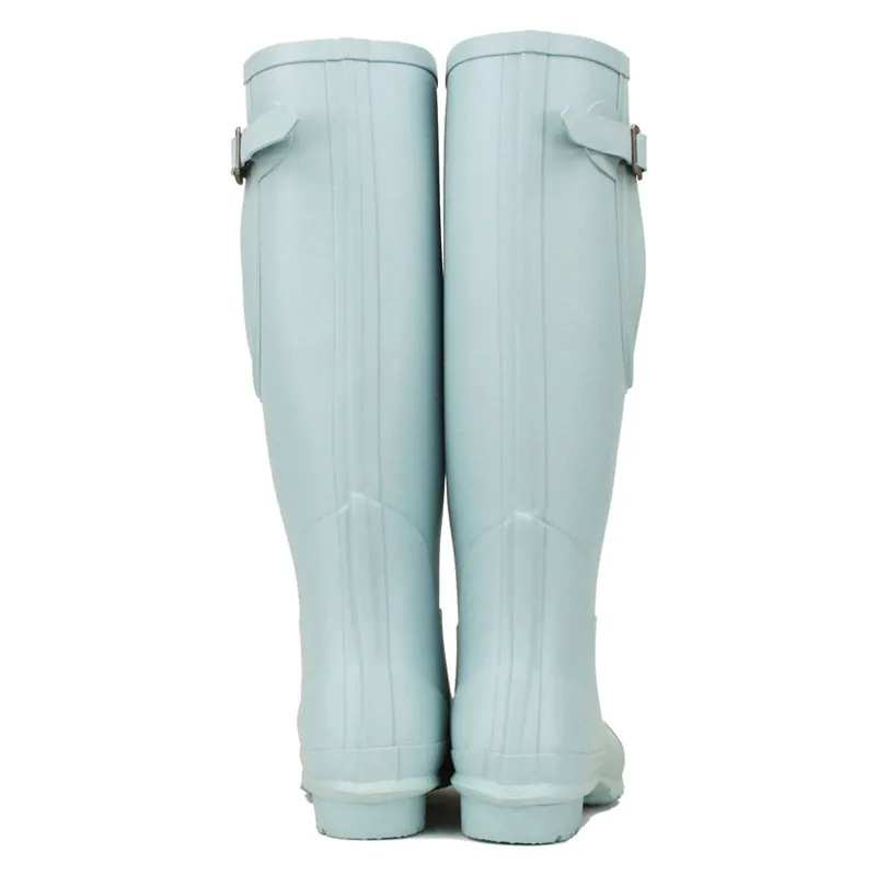 Rockfish Women's Tall Adjustable Matt Wellington Boots in Willow-3