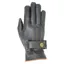 Hy Equestrian Thinsulate Leather Winter Gloves in Black/Tan