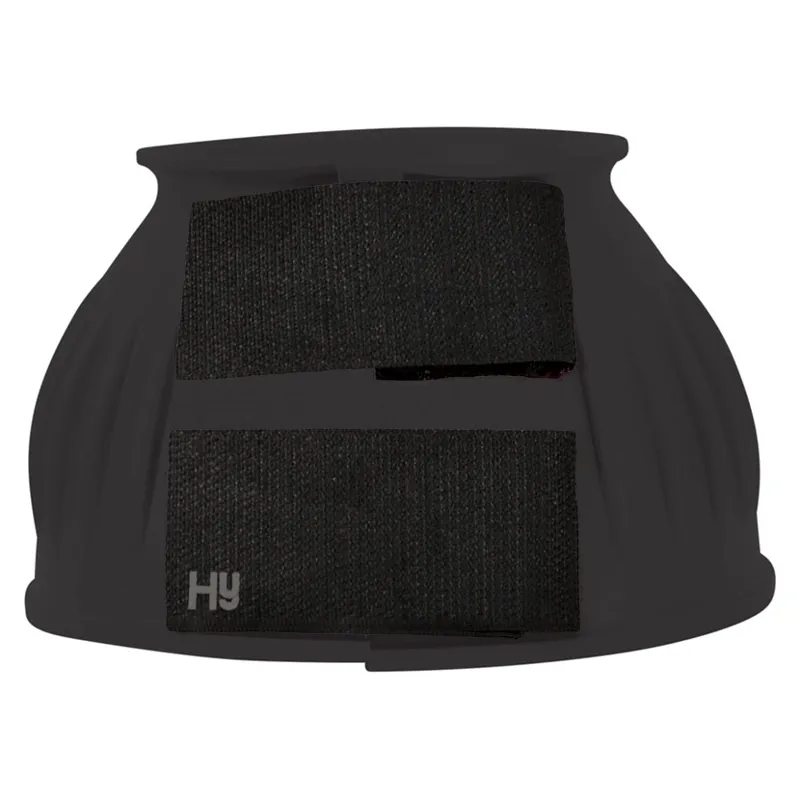 Hy Equestrian Rubber Over Reach Boots in Black