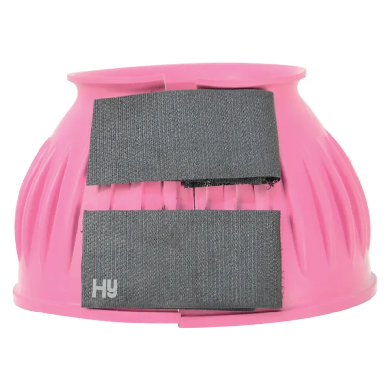 Hy Equestrian Rubber Over Reach Boots in Pink