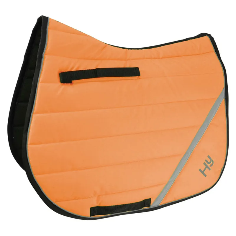 Hy Equestrian Reflector Comfort Pad in Orange