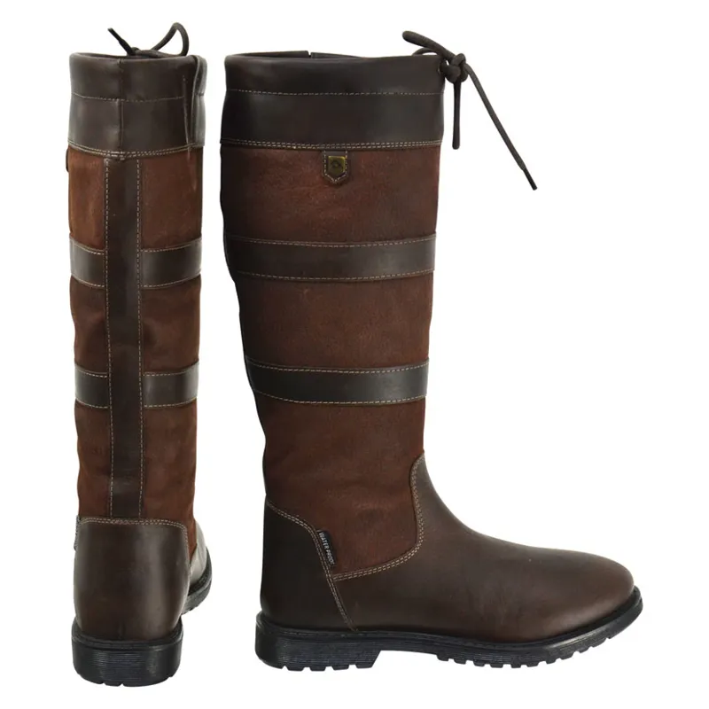 Hy Equestrian Bakewell Long Country Boot in Dark Brown