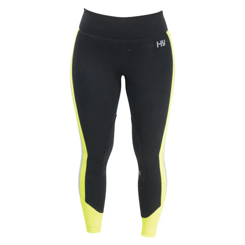 Hy Viz Reflector Ladies Breeches in Yellow/Black