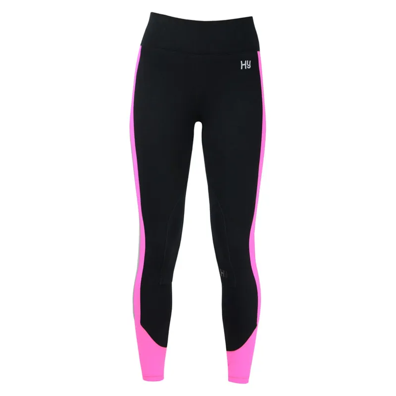 Hy Viz Reflector Ladies Breeches in Pink/Black