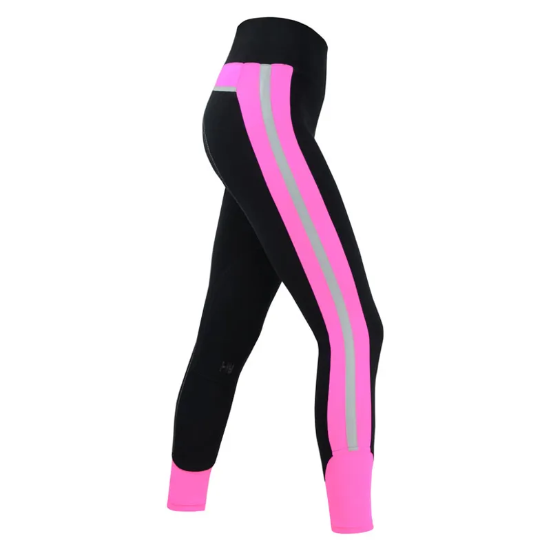 Hy Viz Reflector Ladies Breeches in Pink/Black-1