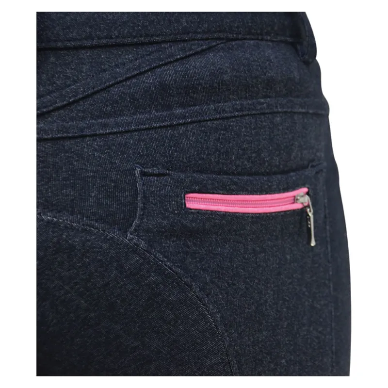 Hy Fashion Mizs Passion Breeches in Denim-3