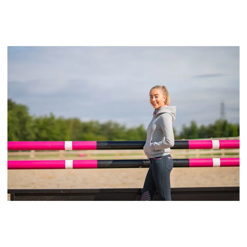 HyFASHION Mizs Passion Hoodie - Grey/Lilac Pnk - Grey/Lilac Pink 15-16 years-1