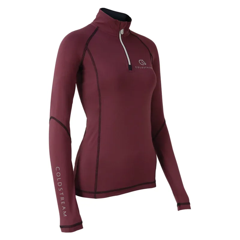 Coldstream Lennel Base Layer - - Windsor Wine/Black Medium