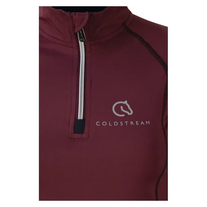 Coldstream Lennel Base Layer - - Windsor Wine/Black Medium-1