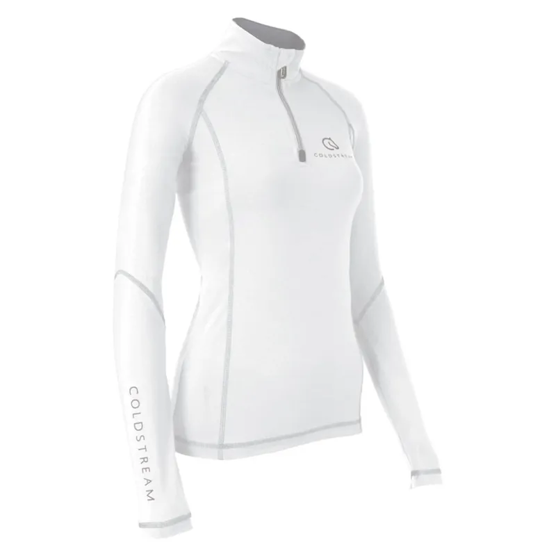 Coldstream Lennel Base Layer in White/Light Grey