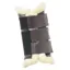 Hy Equestrian Combi Leather Brushing Boots in Brown