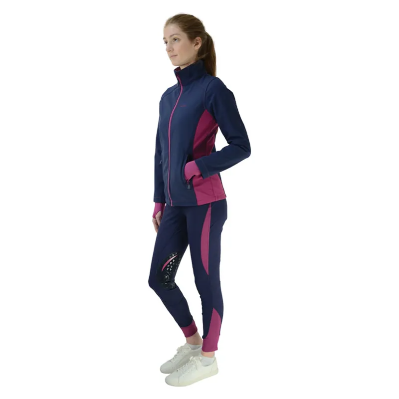 Hy Sport Active Softshell Jacket in Navy/Port Royal