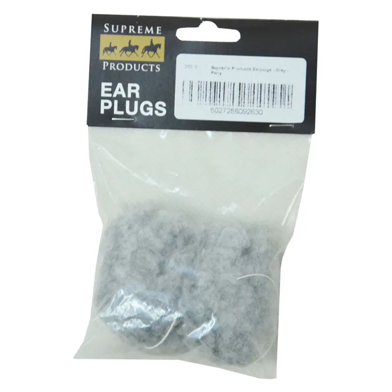 Supreme Products Fleece Earplugs in Grey