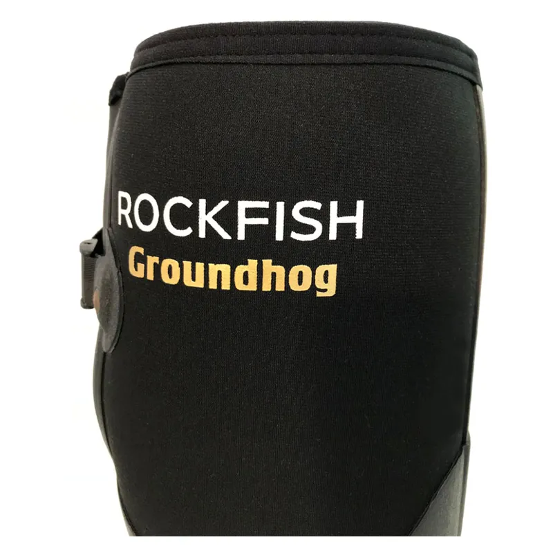 Rockfish Neoprene Lined Groundhog Wellington Boots in Black-3