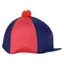 Hy Equestrian Two Tone Bobble Hat Cover in Navy/Red