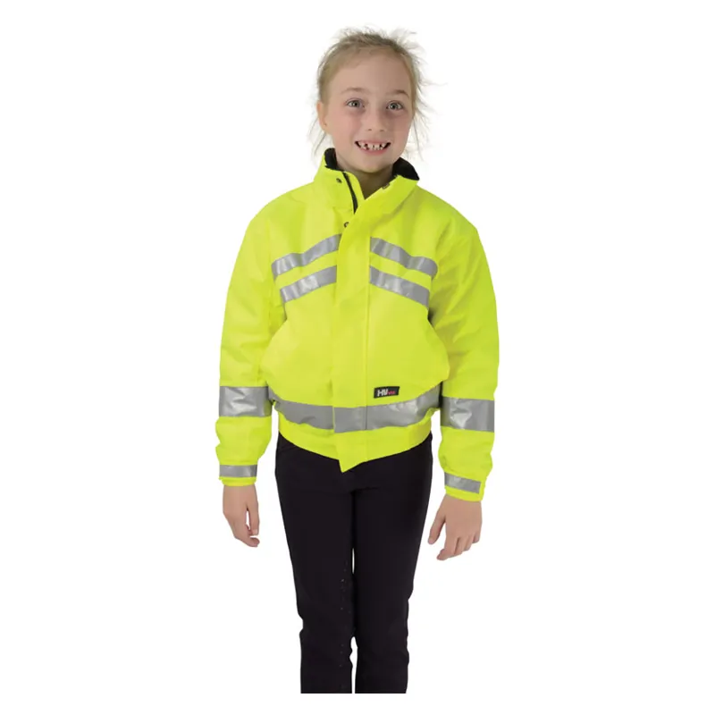 Hy Viz Reflective Waterproof Children's Blouson in Yellow