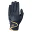 Hy Equestrian Cottenham Elite Riding Gloves in Navy/Gold