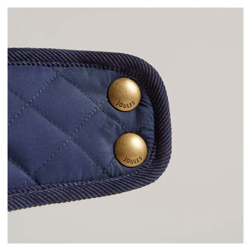 Joules Quilted Dog Coat in Blue-5