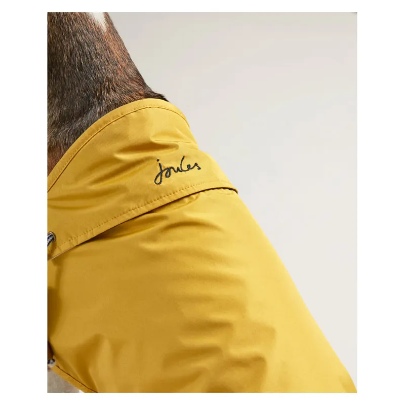 Joules Water Resistant Dog Coat in Mustard-2