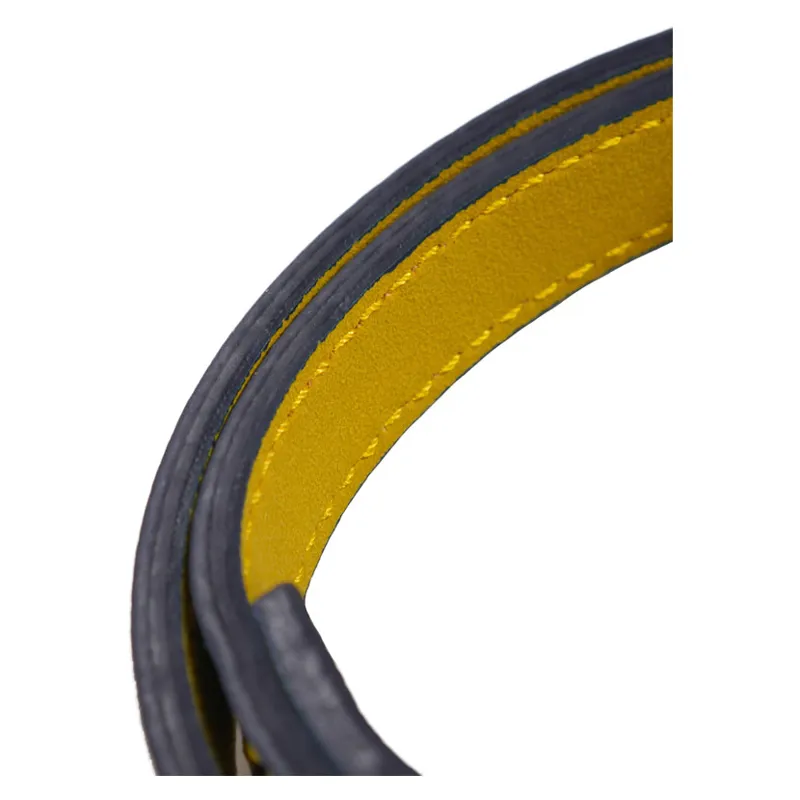 Joules Leather Dog Lead in Navy Large-3