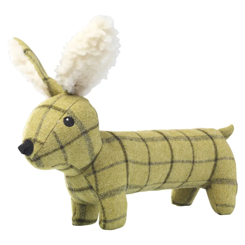 House of Paws Tweed Plush Long Body Toy - Hare