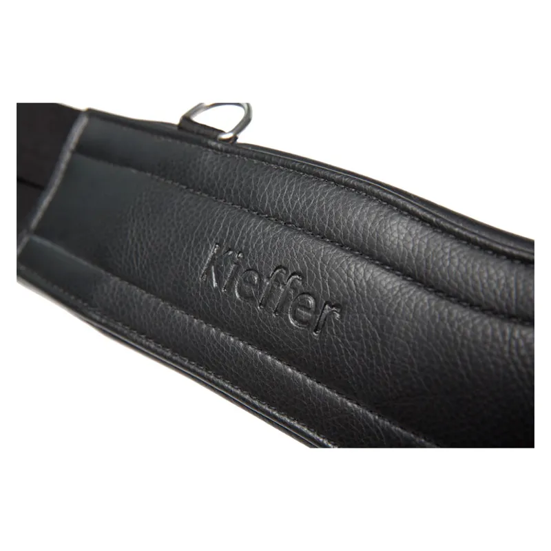 Kieffer Ultrasoft Leather Girth in Black-1