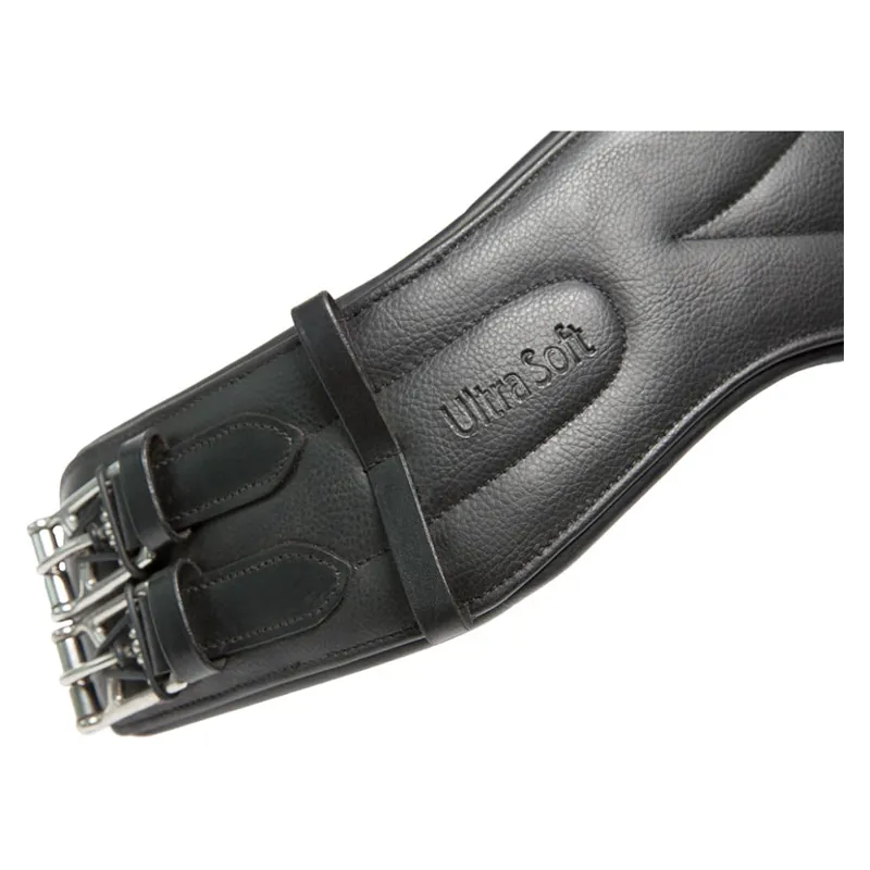 Kieffer Ultrasoft Leather Girth in Black-3