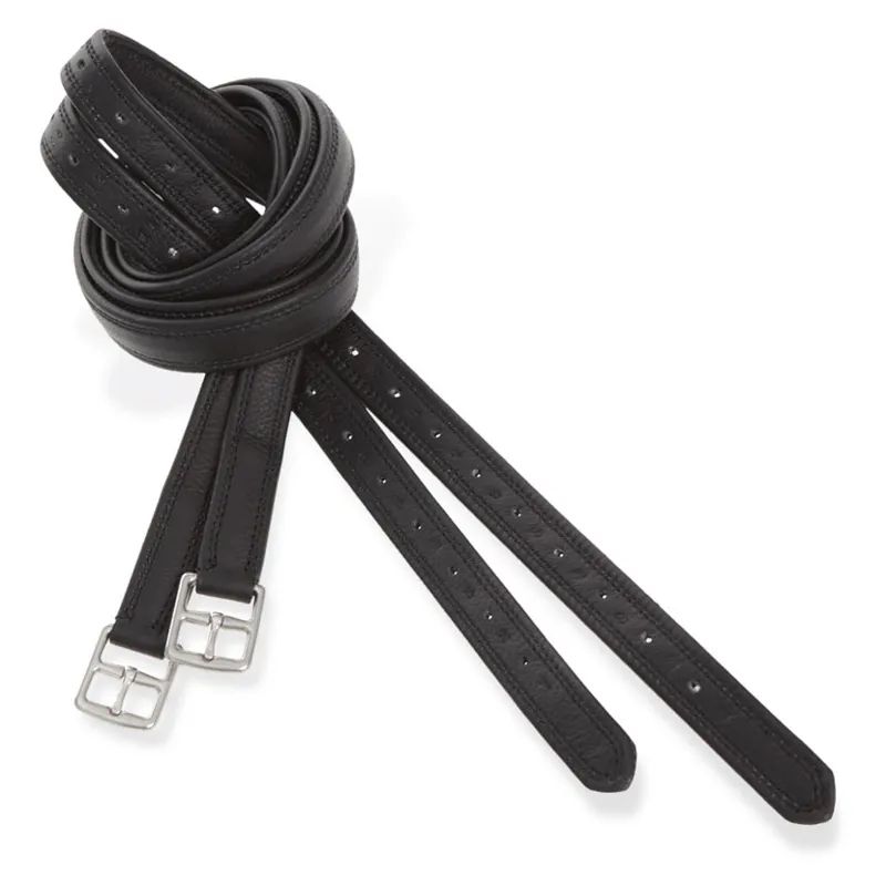 Kieffer Elefant Soft II Stirrup Leathers in Black-1