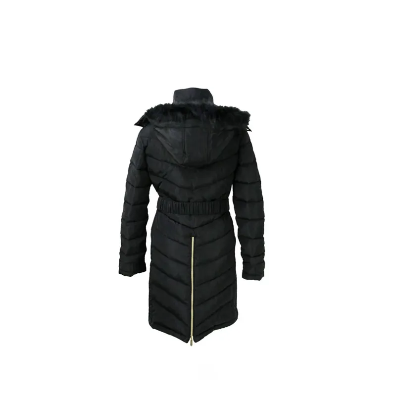 Coldstream Branxton Long Quilted Coat in Black-3