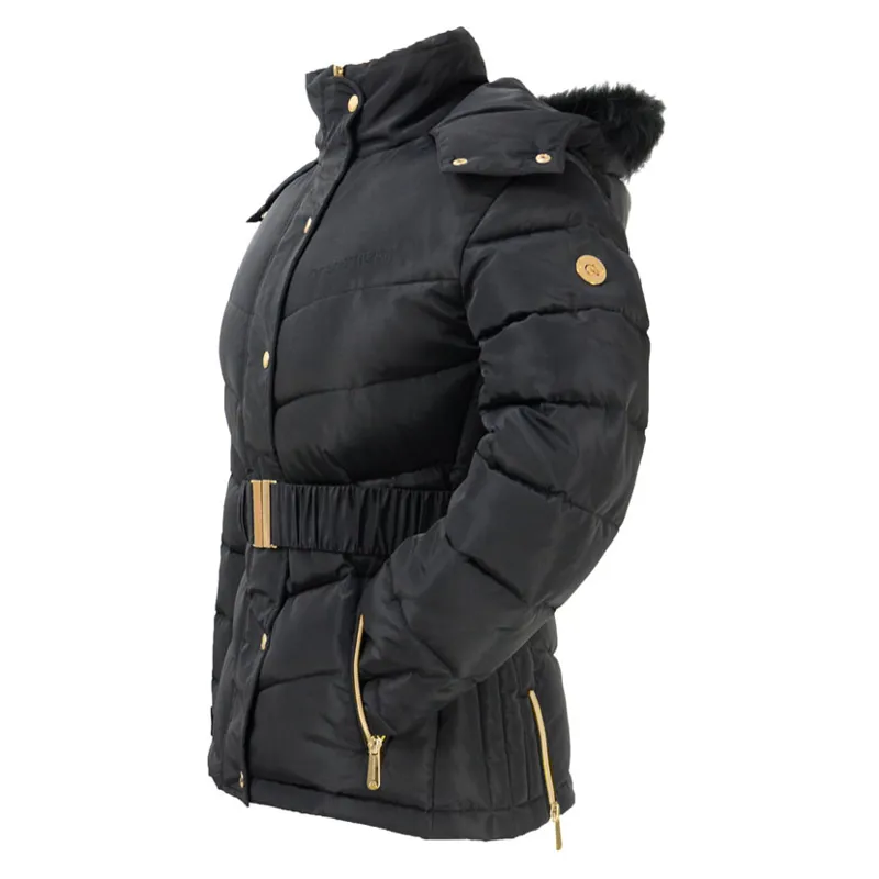 Coldstream Cornhill Quilted Coat in Black-3