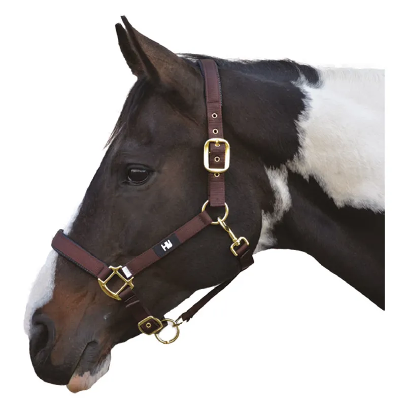 Hy Grand Prix Head Collar in Chocolate Brown