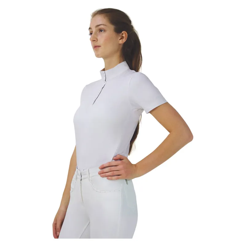 Hy Equestrian Suki Show Shirt in White