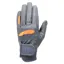 Hy Equestrian Lightweight Riding Gloves in Navy/Orange