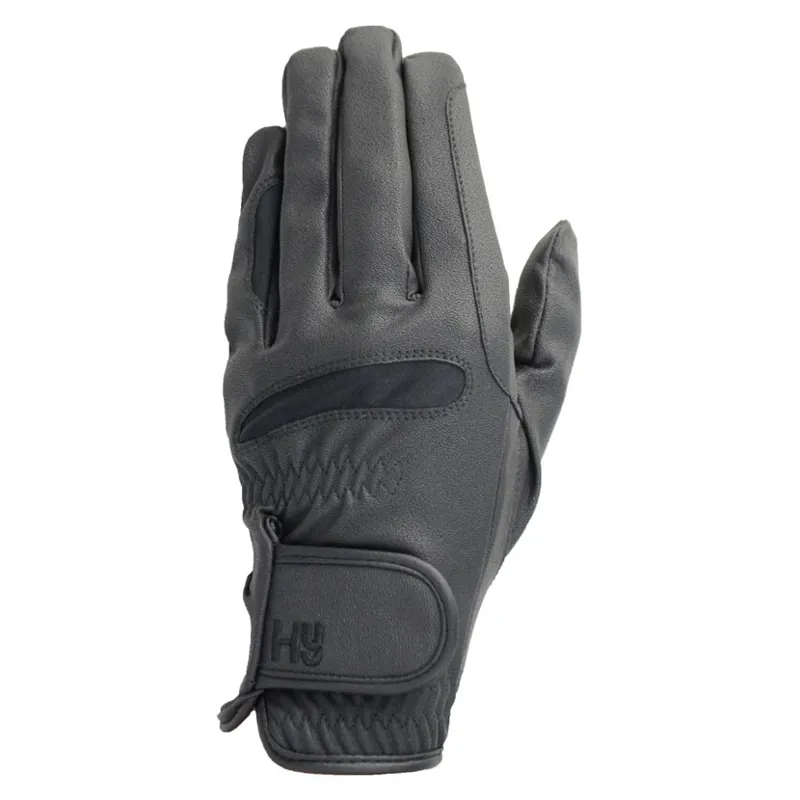 Hy Equestrian Lightweight Riding Gloves in Black