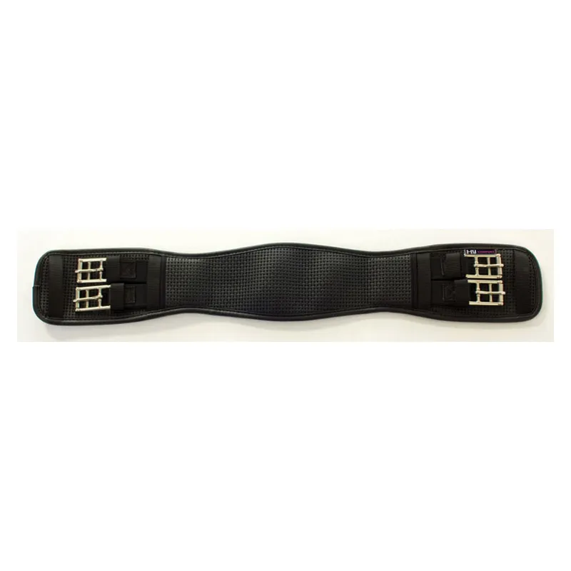 Hy Equestrian Elasticated Ends Waffle Dressage Girth in Black