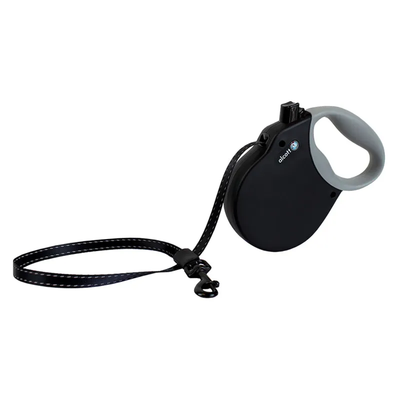 Alcott Products Adventure Retractable Leash - - Black Medium