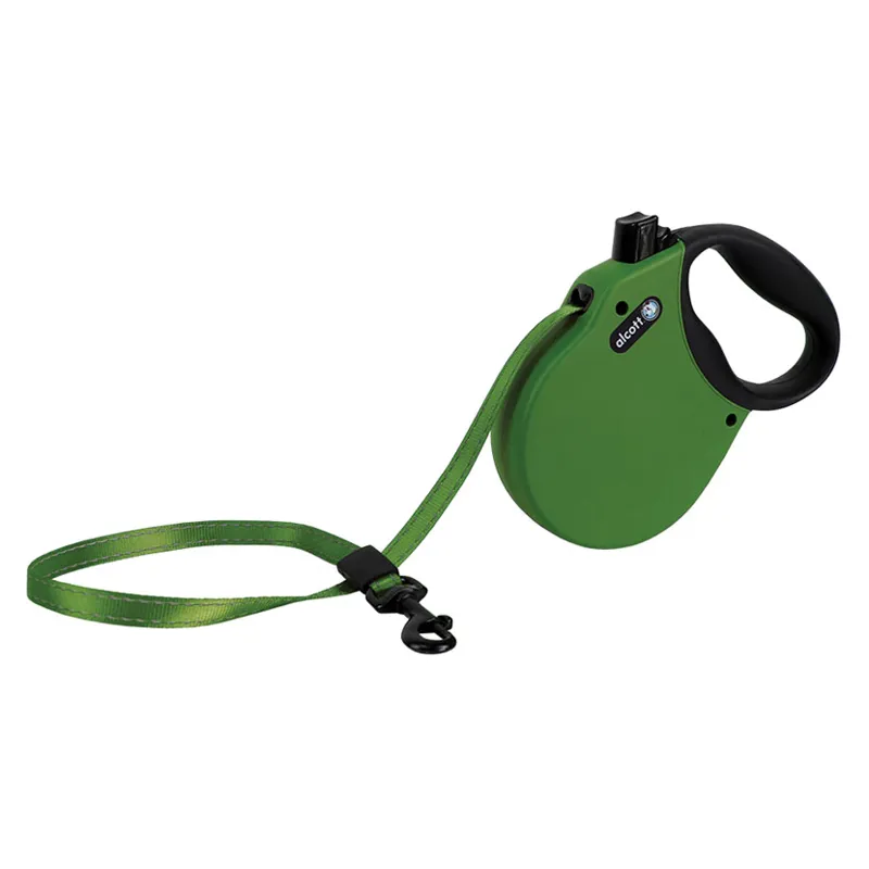 Taka Products Adventure Retractable Dog Leash in Green