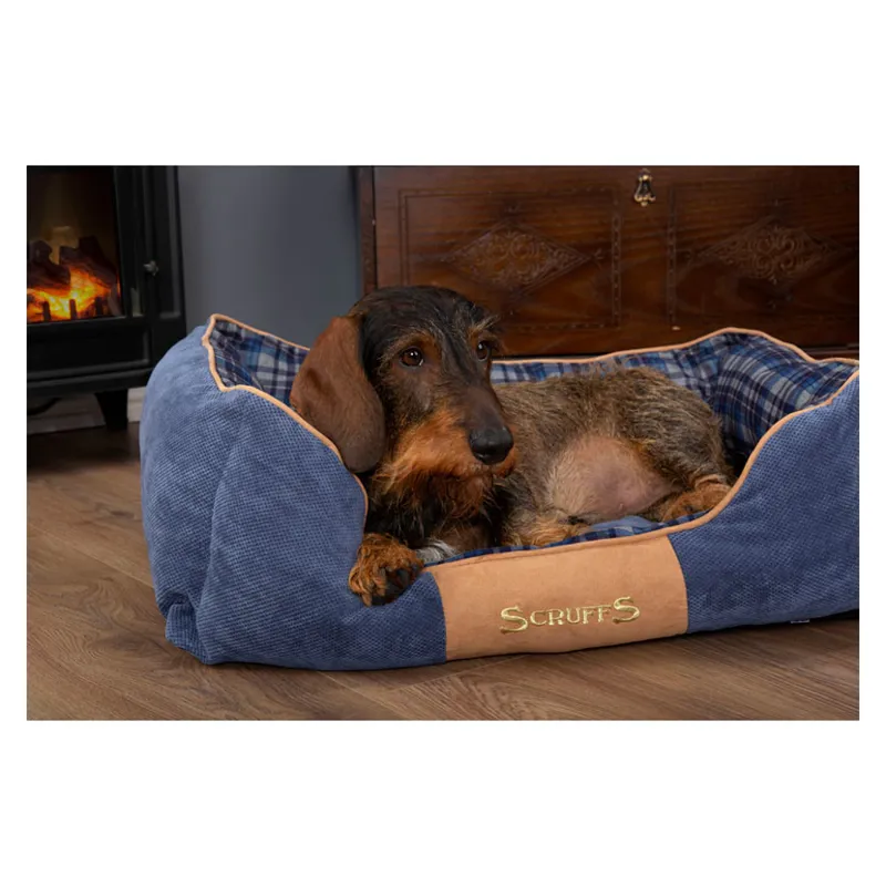 Scruffs Highland Box Bed in Blue-1