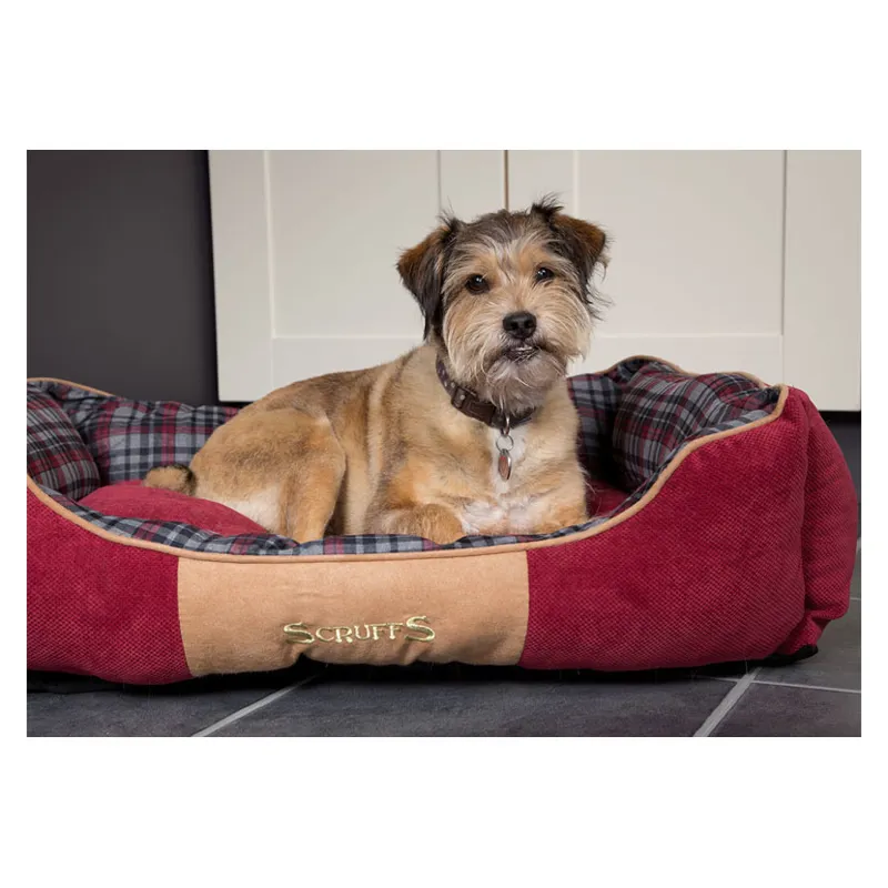Scruffs Highland Box Bed in Red-1