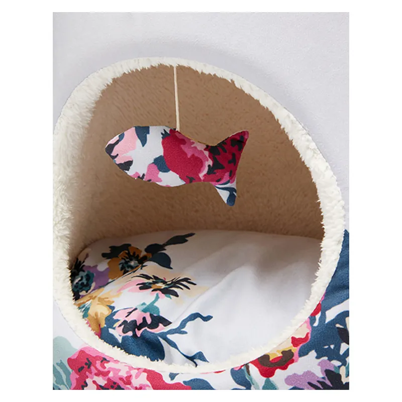 Joules Cat Hideaway in Cambrdge Floral-3